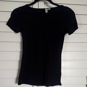 H&M Black Short Sleeve Tee